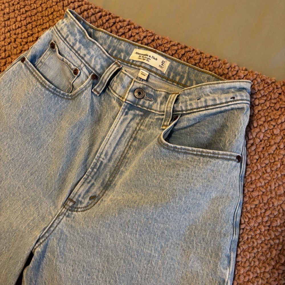 Curve love ultra high rise 90s straight jean